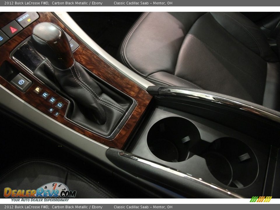 2012 Buick LaCrosse FWD Carbon Black Metallic / Ebony Photo #12