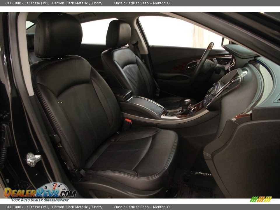 2012 Buick LaCrosse FWD Carbon Black Metallic / Ebony Photo #13