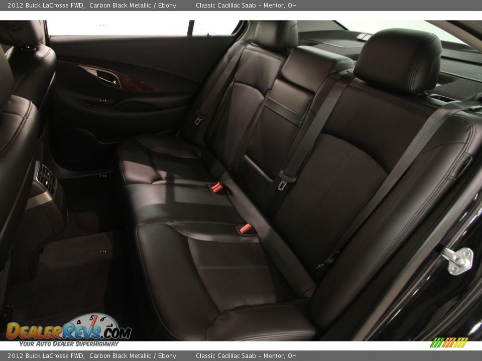 2012 Buick LaCrosse FWD Carbon Black Metallic / Ebony Photo #15