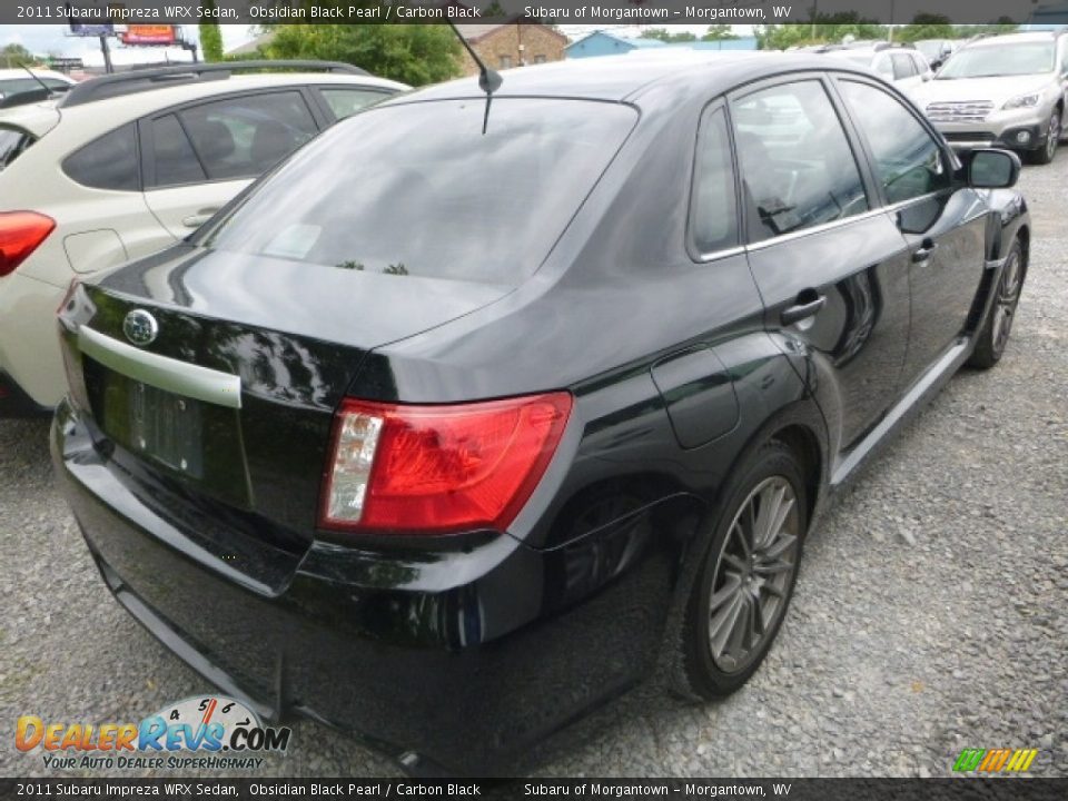 2011 Subaru Impreza WRX Sedan Obsidian Black Pearl / Carbon Black Photo #2