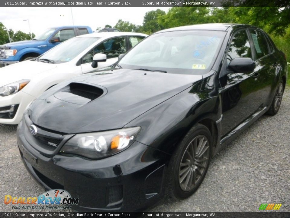 2011 Subaru Impreza WRX Sedan Obsidian Black Pearl / Carbon Black Photo #4