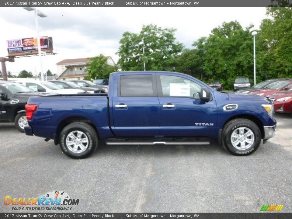 Deep Blue Pearl 2017 Nissan Titan SV Crew Cab 4x4 Photo #7