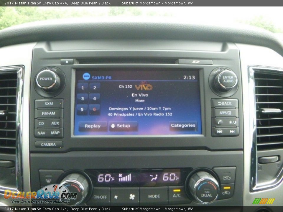 Controls of 2017 Nissan Titan SV Crew Cab 4x4 Photo #17