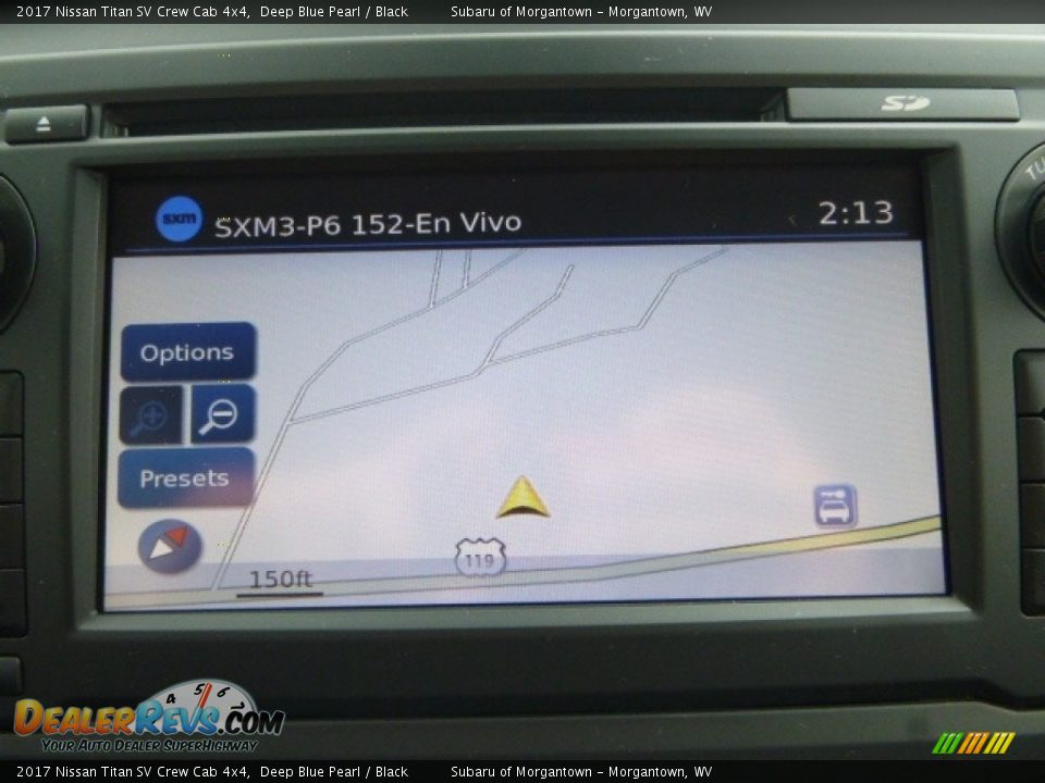 Navigation of 2017 Nissan Titan SV Crew Cab 4x4 Photo #18