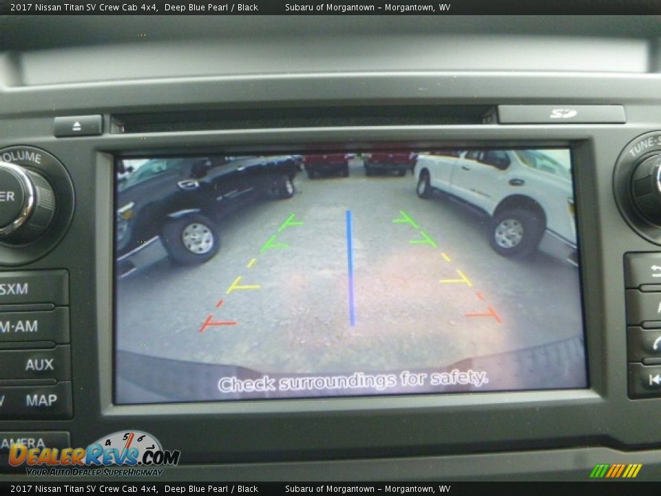 2017 Nissan Titan SV Crew Cab 4x4 Deep Blue Pearl / Black Photo #19