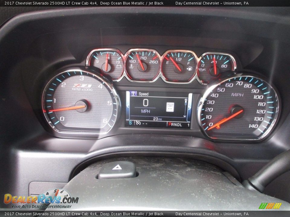 2017 Chevrolet Silverado 2500HD LT Crew Cab 4x4 Deep Ocean Blue Metallic / Jet Black Photo #20