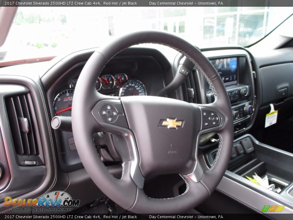 2017 Chevrolet Silverado 2500HD LTZ Crew Cab 4x4 Red Hot / Jet Black Photo #15