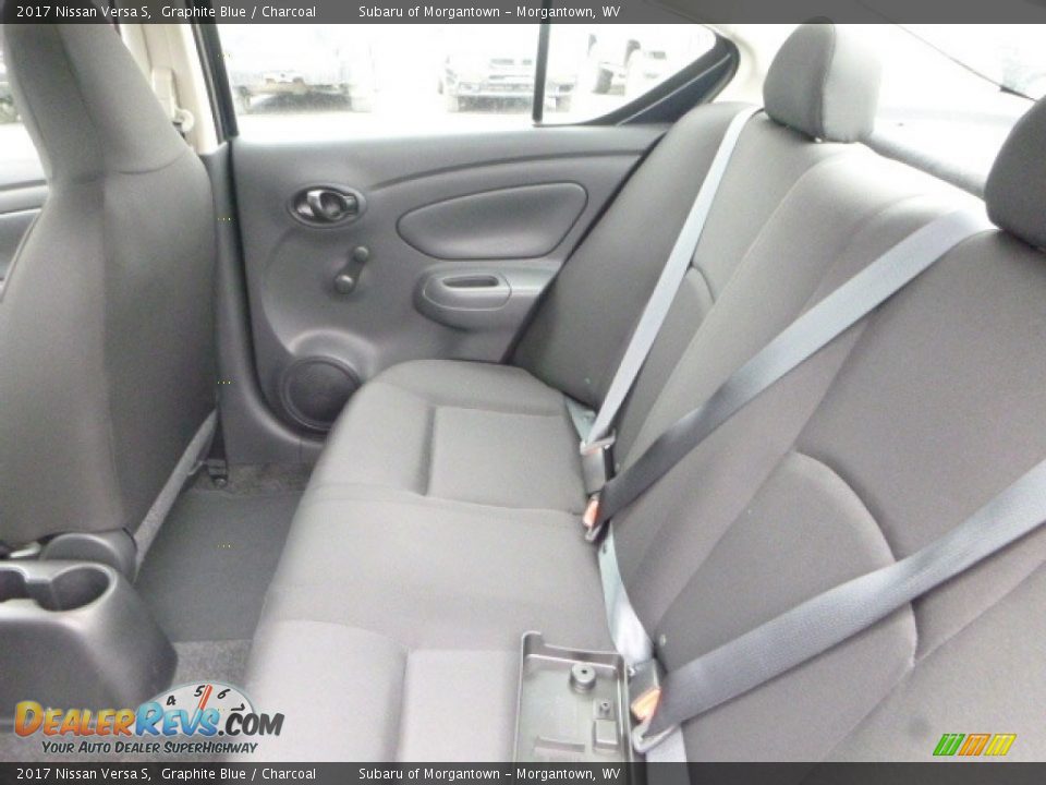 2017 Nissan Versa S Graphite Blue / Charcoal Photo #12
