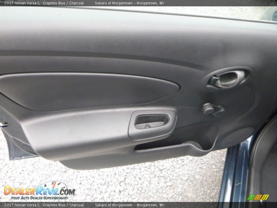 2017 Nissan Versa S Graphite Blue / Charcoal Photo #13