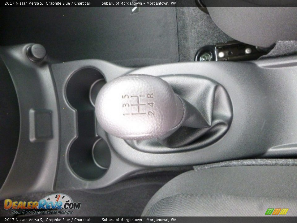2017 Nissan Versa S Graphite Blue / Charcoal Photo #16