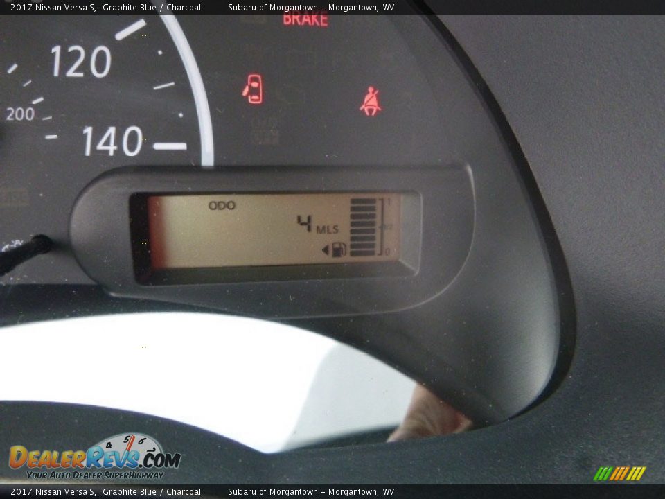 2017 Nissan Versa S Graphite Blue / Charcoal Photo #20