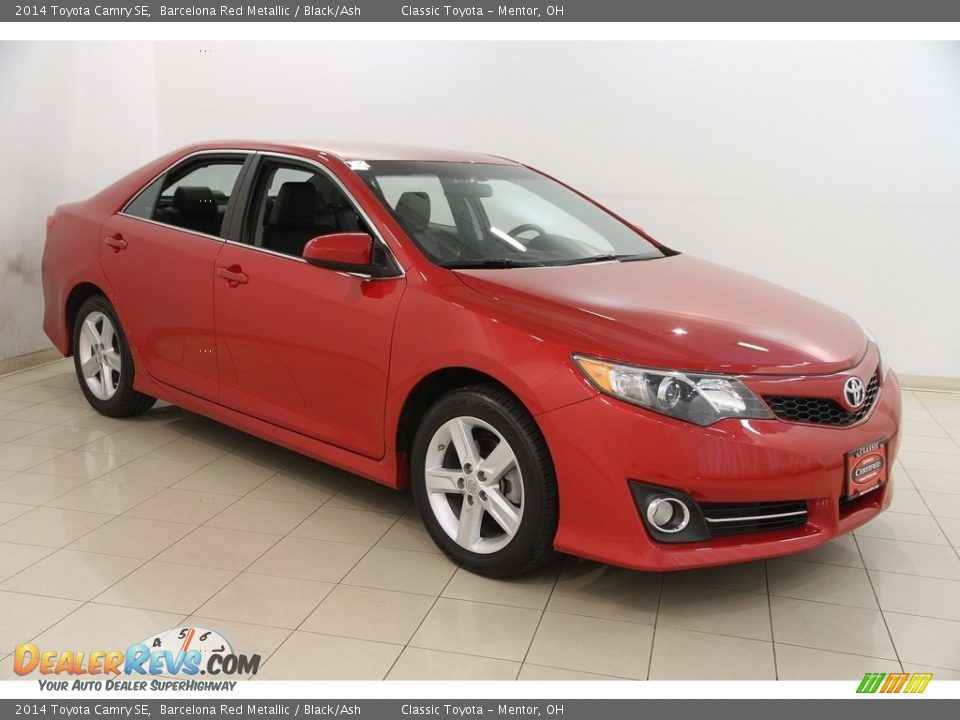 2014 Toyota Camry SE Barcelona Red Metallic / Black/Ash Photo #1