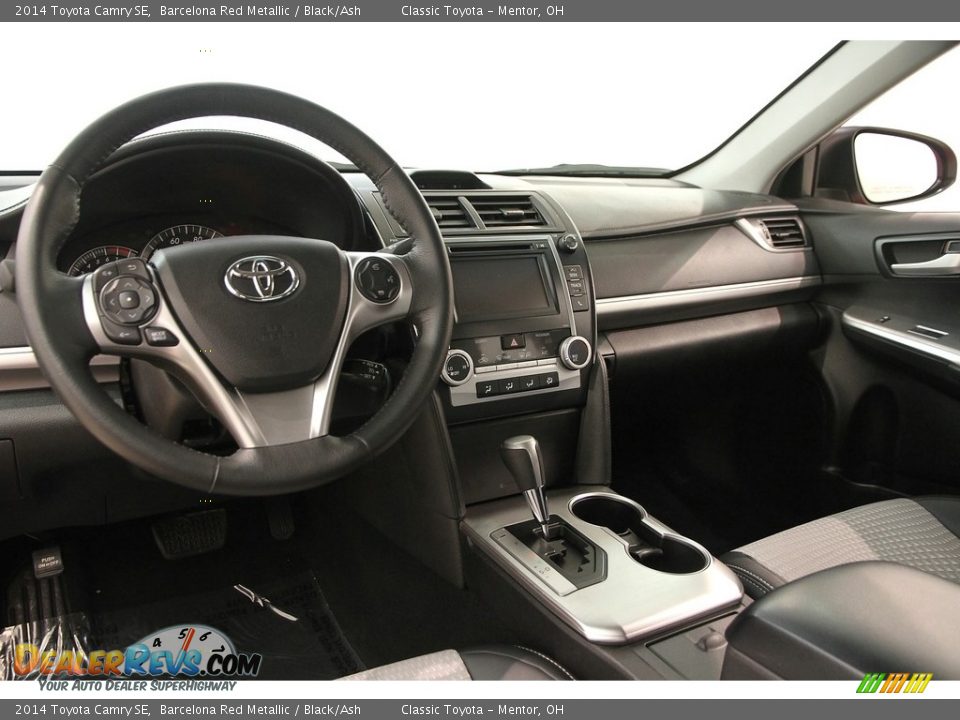 2014 Toyota Camry SE Barcelona Red Metallic / Black/Ash Photo #8