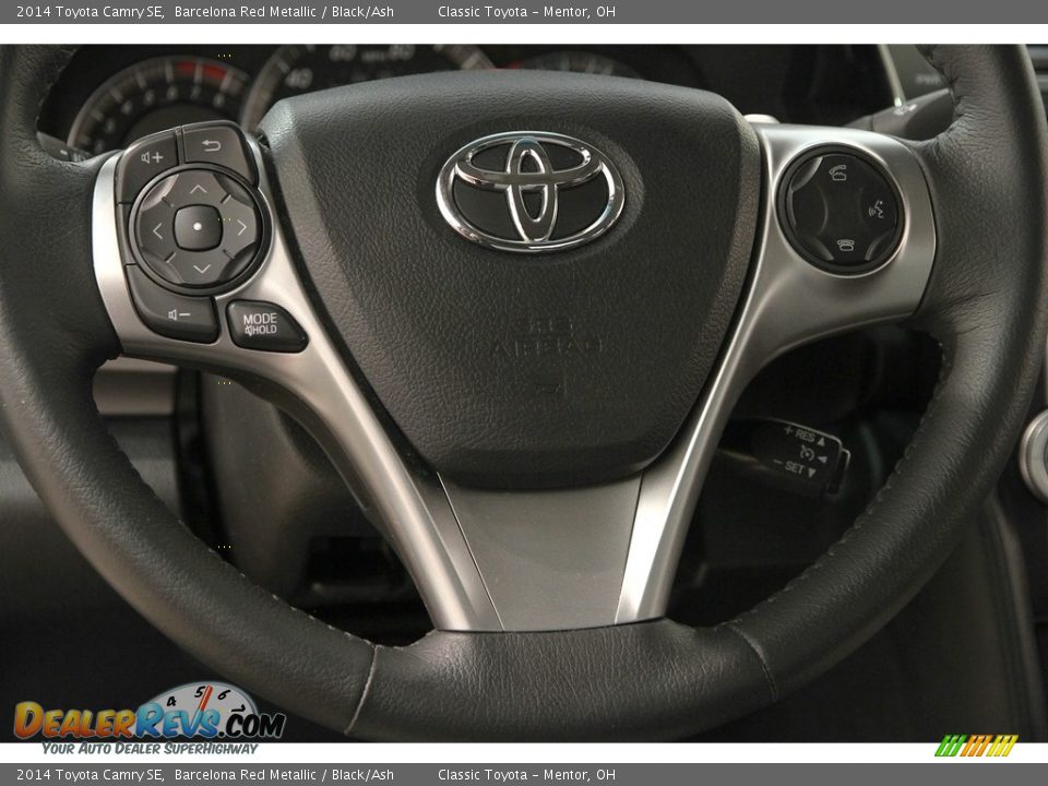 2014 Toyota Camry SE Barcelona Red Metallic / Black/Ash Photo #9