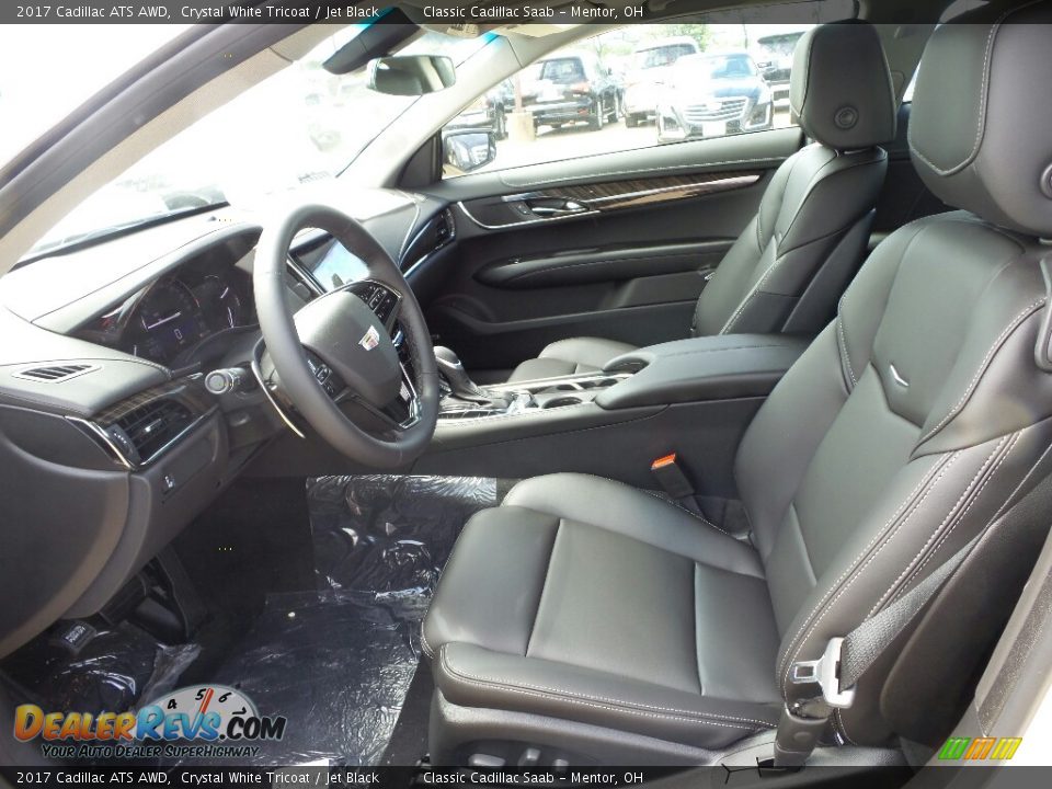 Jet Black Interior - 2017 Cadillac ATS AWD Photo #3