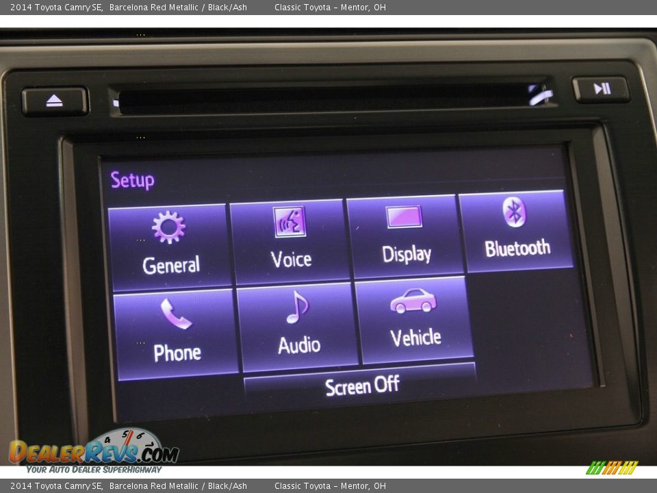 2014 Toyota Camry SE Barcelona Red Metallic / Black/Ash Photo #13