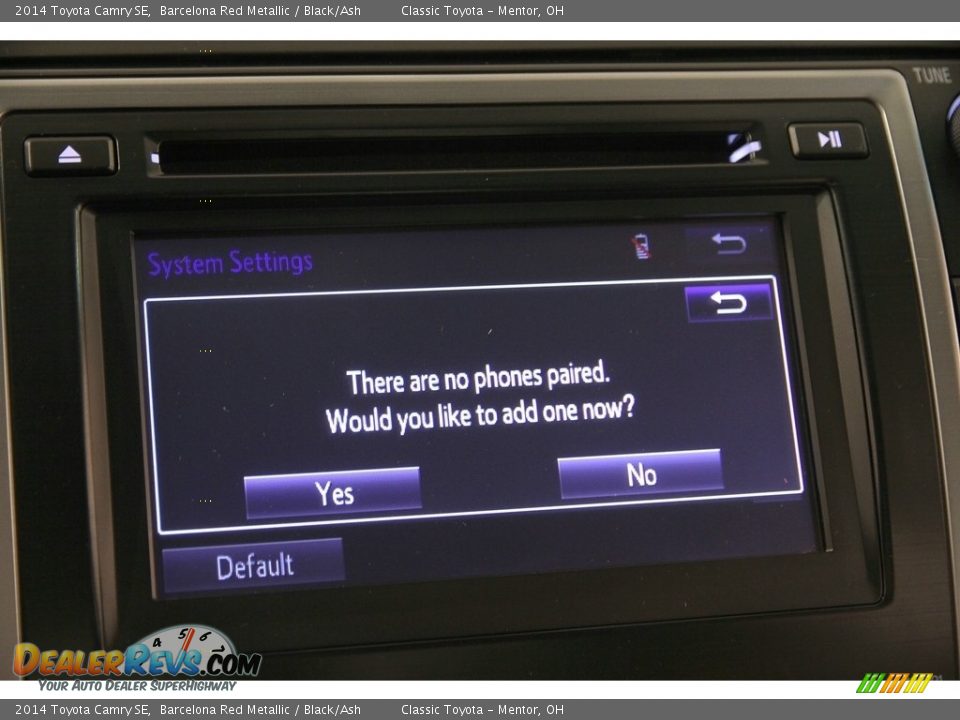 2014 Toyota Camry SE Barcelona Red Metallic / Black/Ash Photo #15