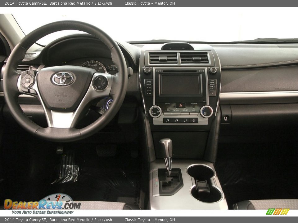 2014 Toyota Camry SE Barcelona Red Metallic / Black/Ash Photo #25