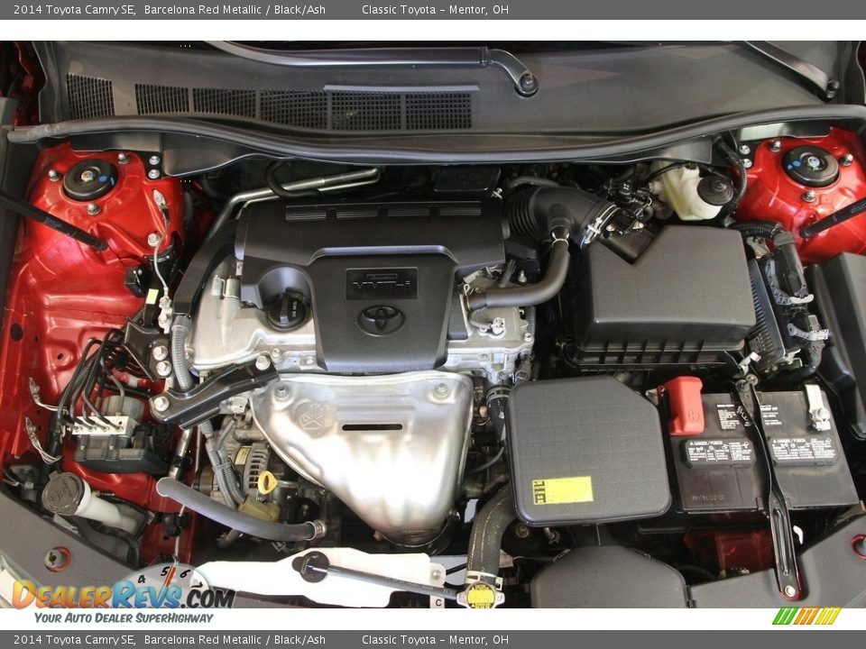 2014 Toyota Camry SE Barcelona Red Metallic / Black/Ash Photo #27