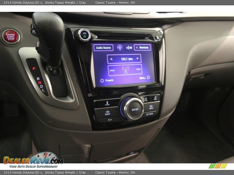 2014 Honda Odyssey EX-L Smoky Topaz Metallic / Gray Photo #11