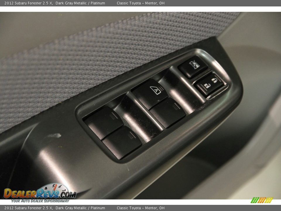 2012 Subaru Forester 2.5 X Dark Gray Metallic / Platinum Photo #5