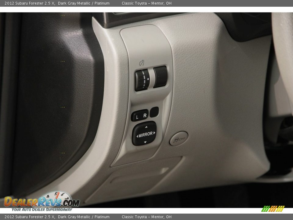 2012 Subaru Forester 2.5 X Dark Gray Metallic / Platinum Photo #6