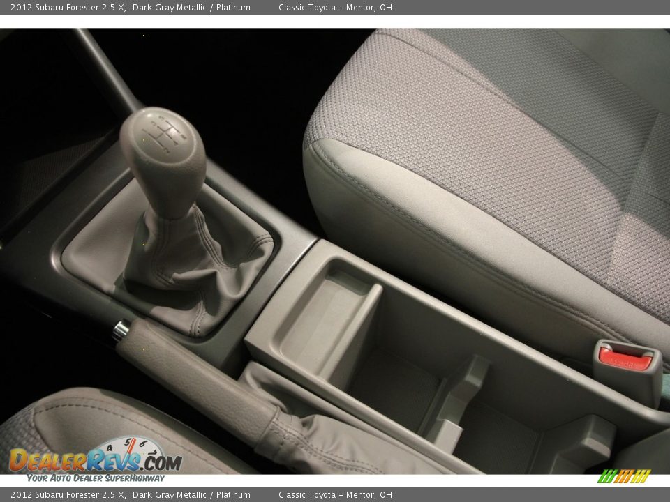 2012 Subaru Forester 2.5 X Dark Gray Metallic / Platinum Photo #16