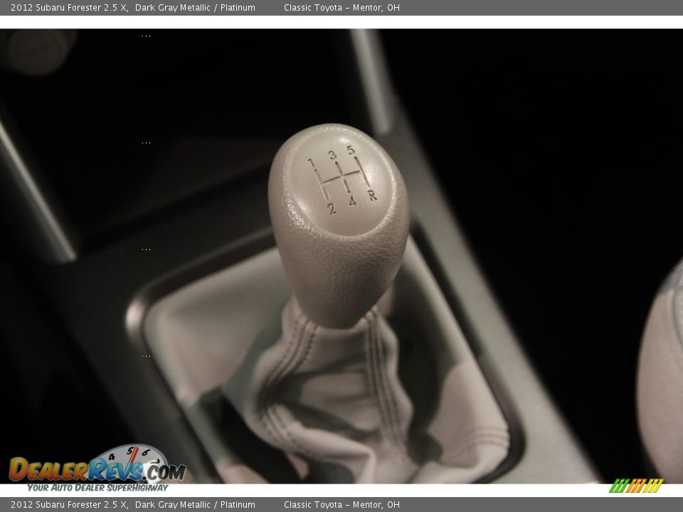 2012 Subaru Forester 2.5 X Dark Gray Metallic / Platinum Photo #17