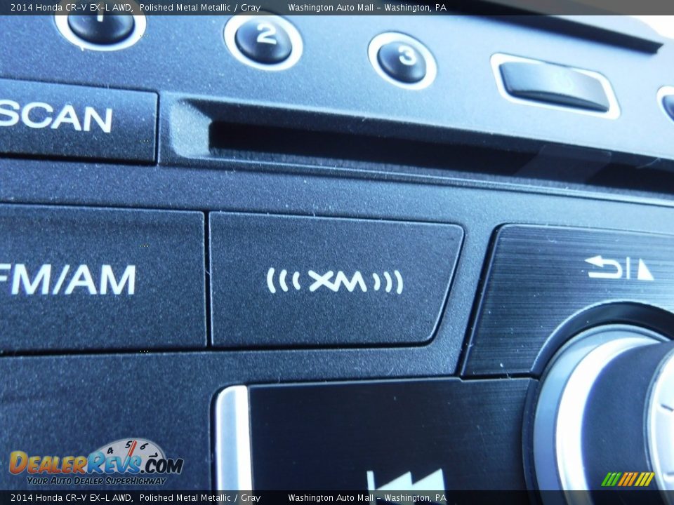 2014 Honda CR-V EX-L AWD Polished Metal Metallic / Gray Photo #19