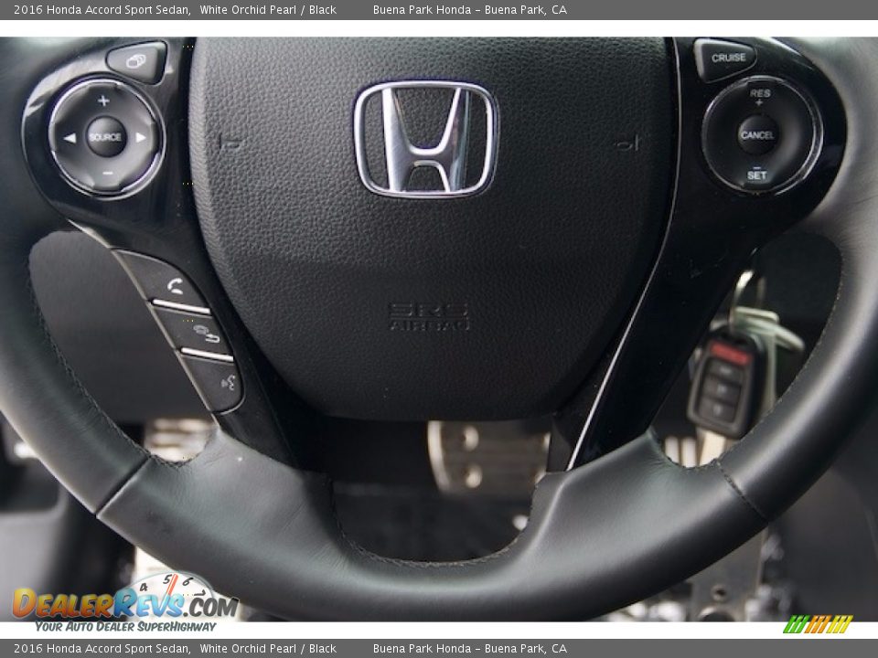 2016 Honda Accord Sport Sedan White Orchid Pearl / Black Photo #11