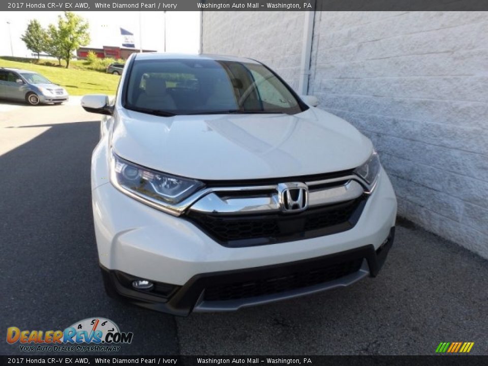 2017 Honda CR-V EX AWD White Diamond Pearl / Ivory Photo #4