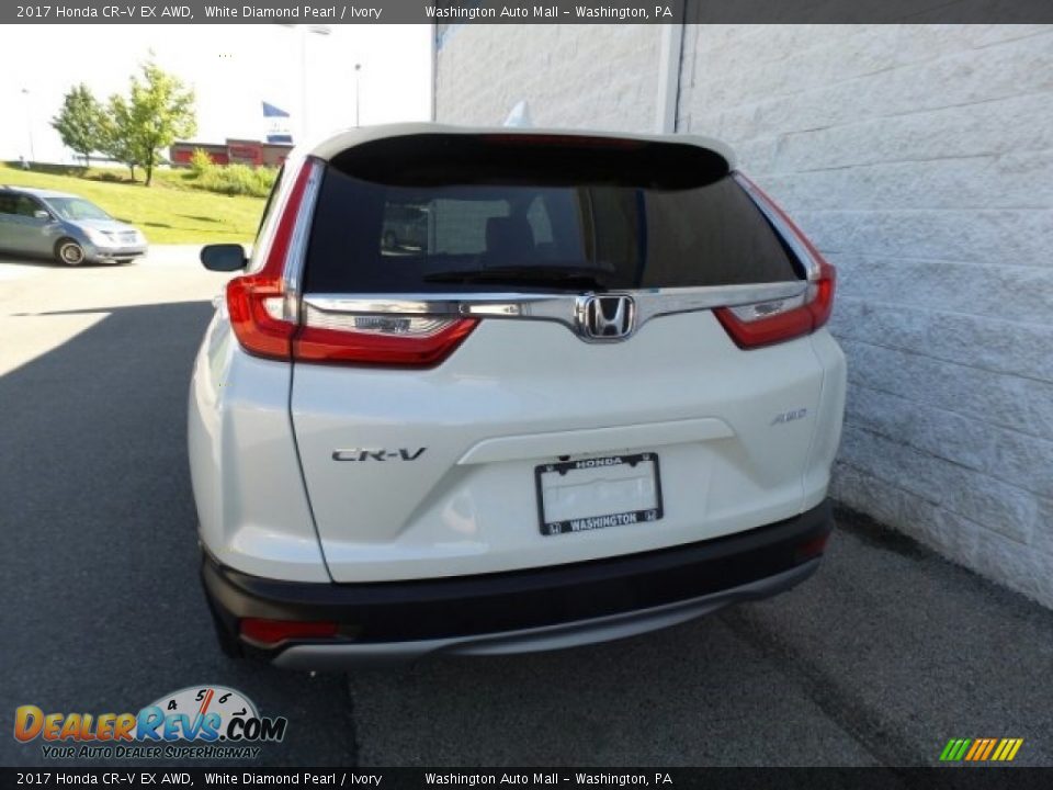2017 Honda CR-V EX AWD White Diamond Pearl / Ivory Photo #7