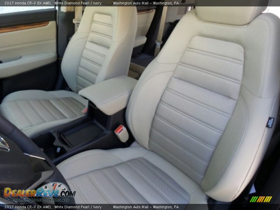 2017 Honda CR-V EX AWD White Diamond Pearl / Ivory Photo #10