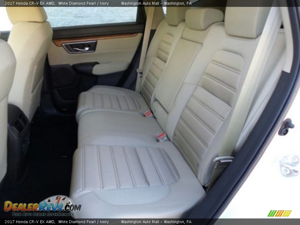 2017 Honda CR-V EX AWD White Diamond Pearl / Ivory Photo #12