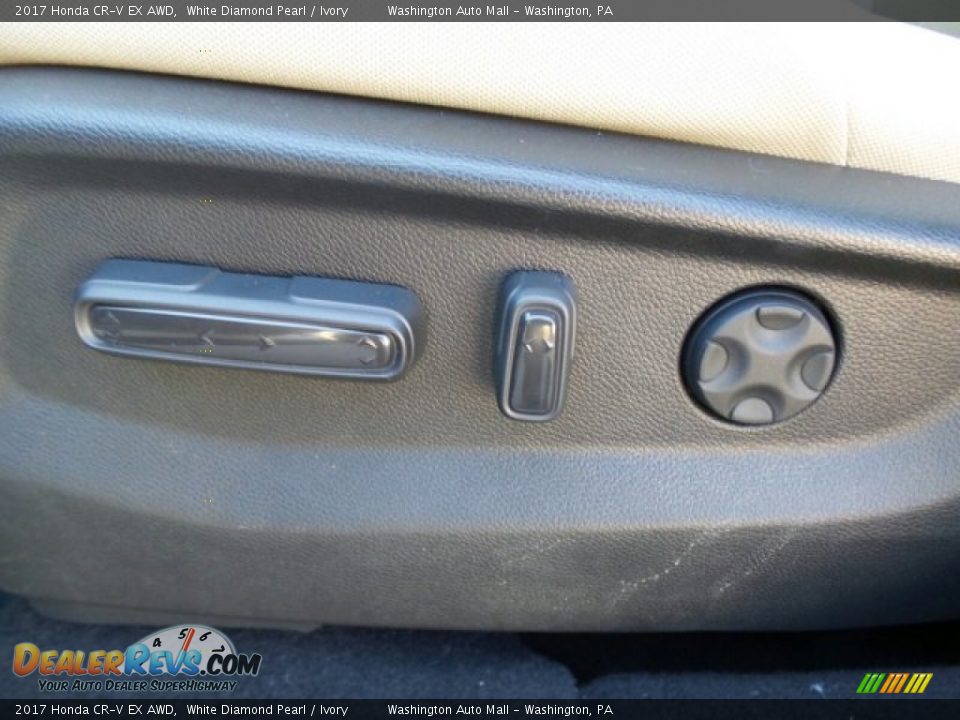 2017 Honda CR-V EX AWD White Diamond Pearl / Ivory Photo #15