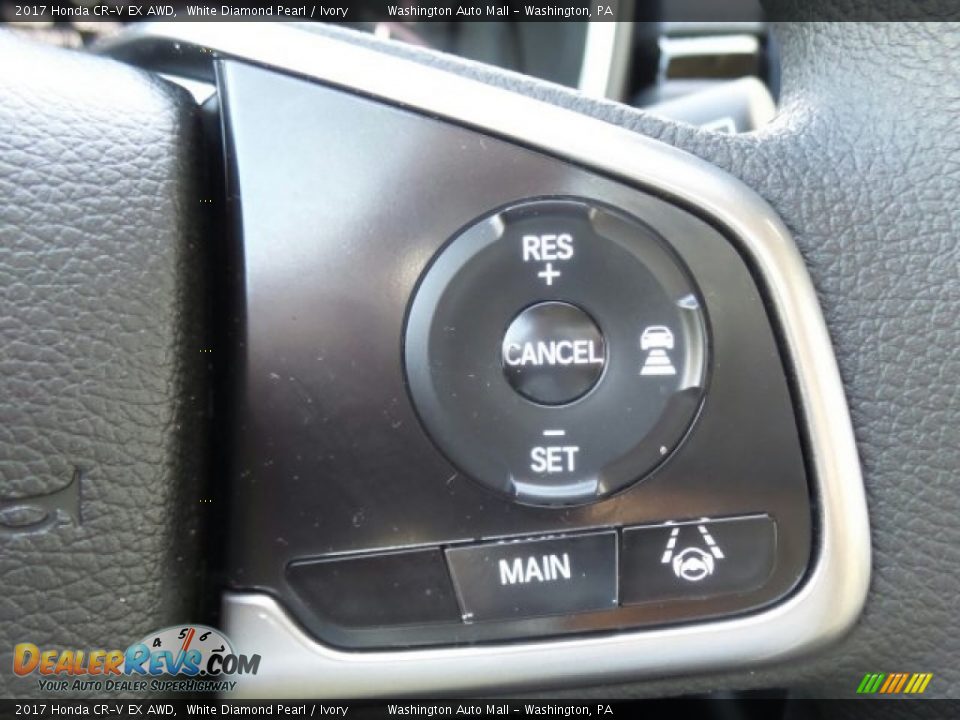 2017 Honda CR-V EX AWD White Diamond Pearl / Ivory Photo #23