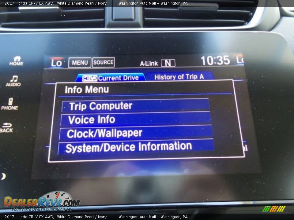 2017 Honda CR-V EX AWD White Diamond Pearl / Ivory Photo #27