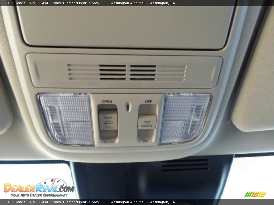 2017 Honda CR-V EX AWD White Diamond Pearl / Ivory Photo #33