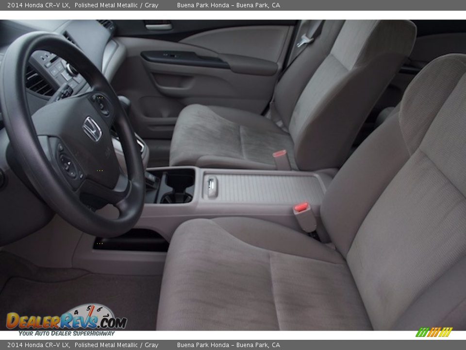 2014 Honda CR-V LX Polished Metal Metallic / Gray Photo #3