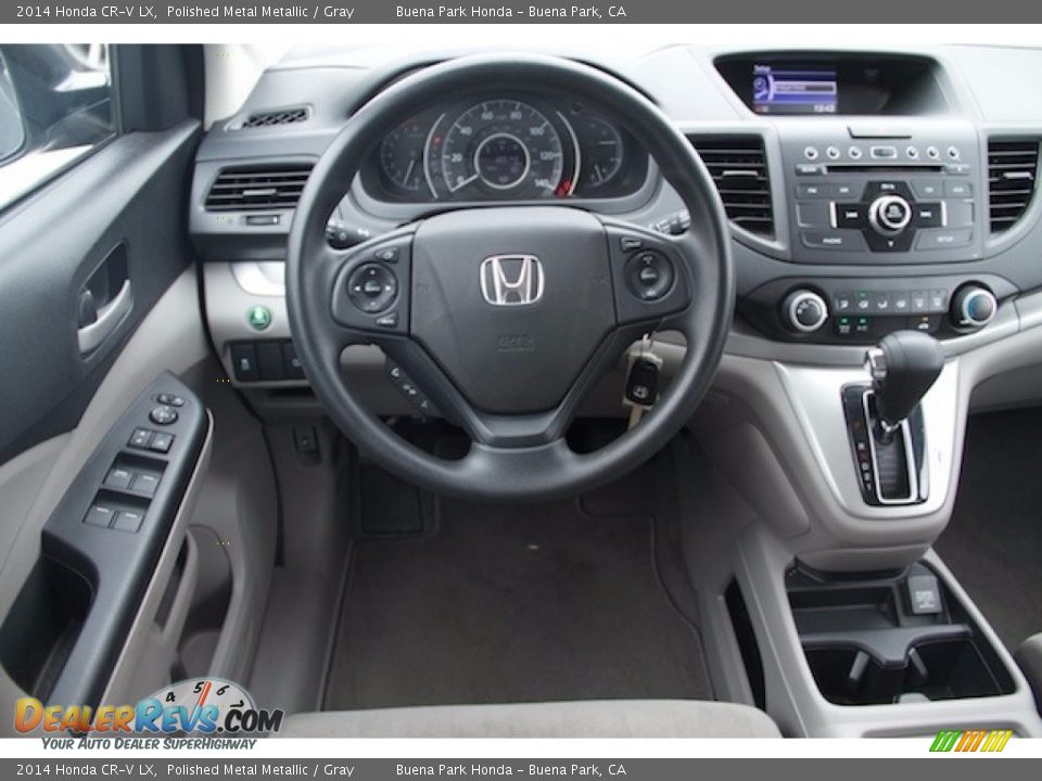 2014 Honda CR-V LX Polished Metal Metallic / Gray Photo #5