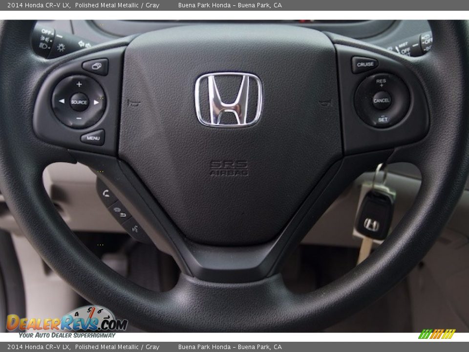 2014 Honda CR-V LX Polished Metal Metallic / Gray Photo #11