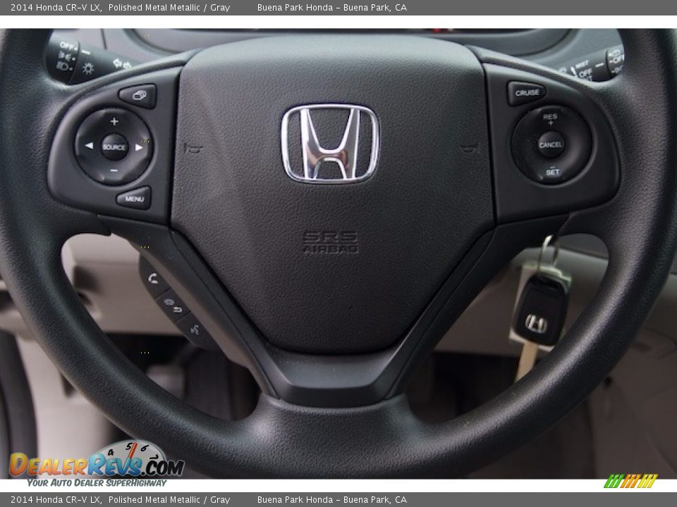 2014 Honda CR-V LX Polished Metal Metallic / Gray Photo #11