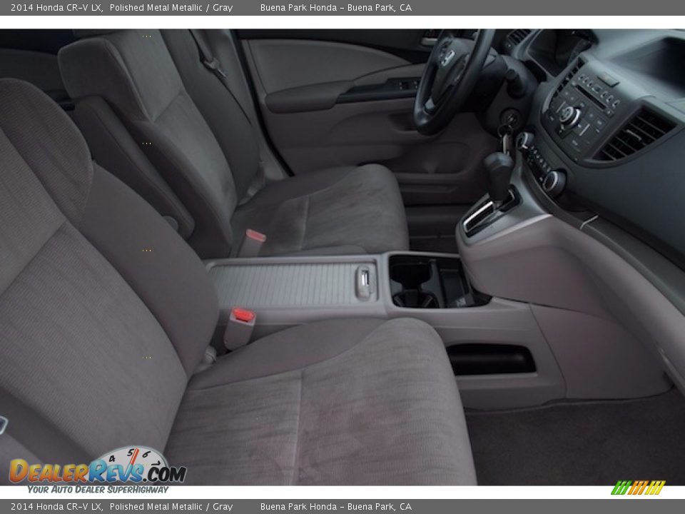 2014 Honda CR-V LX Polished Metal Metallic / Gray Photo #17