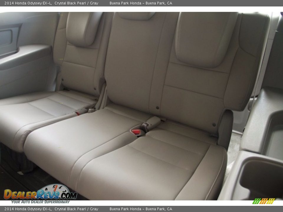 2014 Honda Odyssey EX-L Crystal Black Pearl / Gray Photo #14