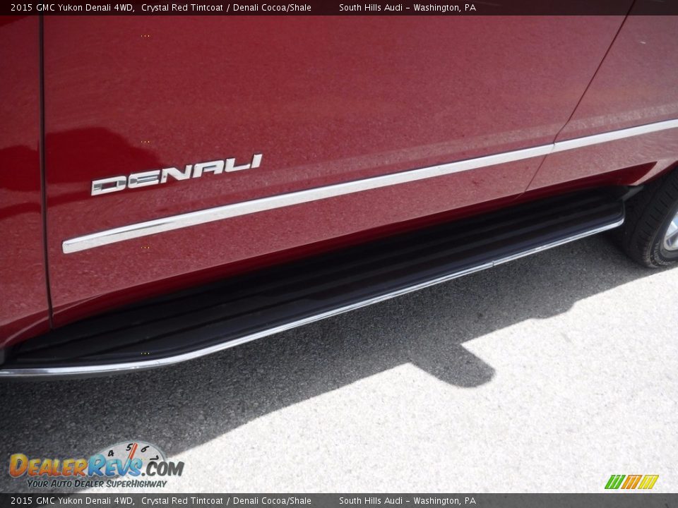 2015 GMC Yukon Denali 4WD Crystal Red Tintcoat / Denali Cocoa/Shale Photo #3