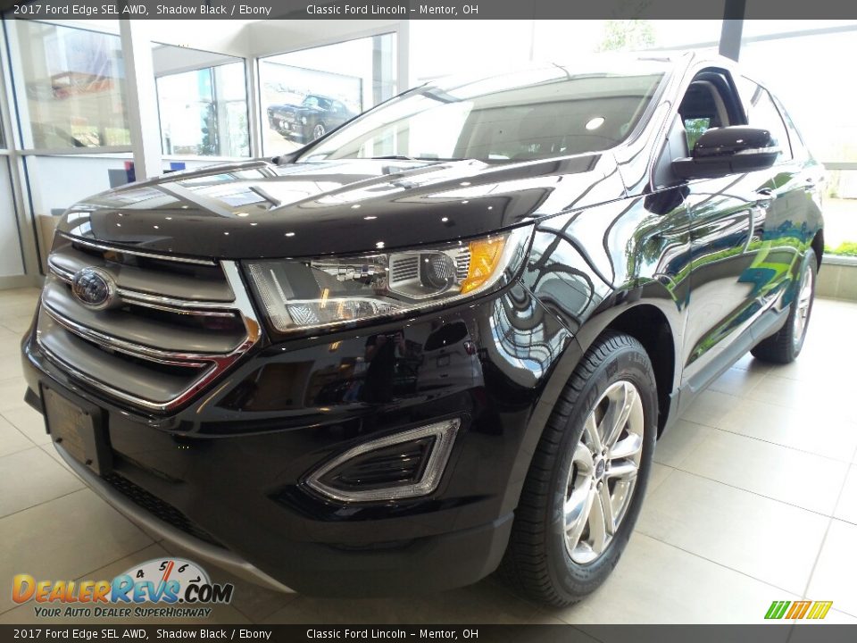 2017 Ford Edge SEL AWD Shadow Black / Ebony Photo #1