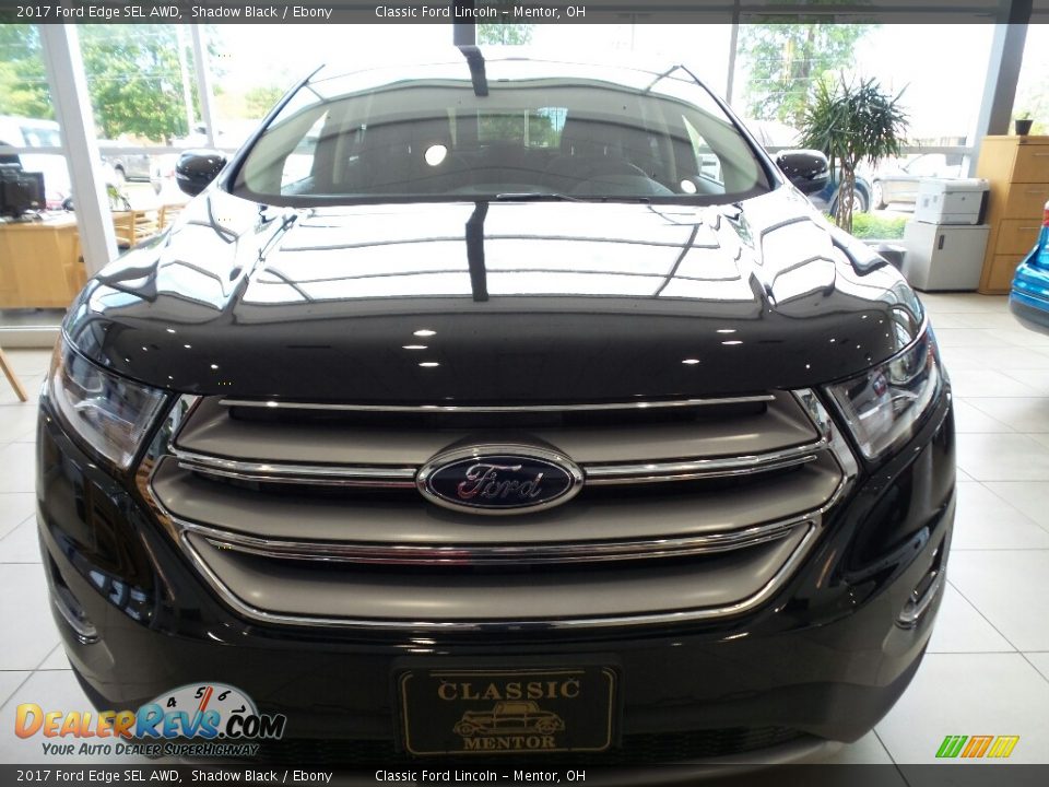 2017 Ford Edge SEL AWD Shadow Black / Ebony Photo #2