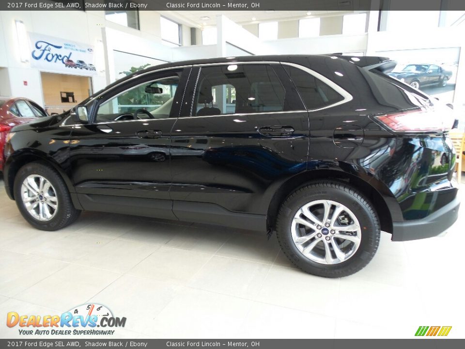 2017 Ford Edge SEL AWD Shadow Black / Ebony Photo #3