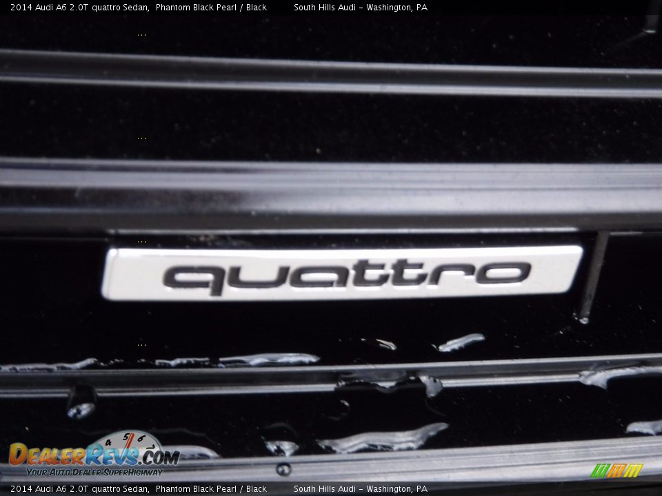 2014 Audi A6 2.0T quattro Sedan Phantom Black Pearl / Black Photo #6