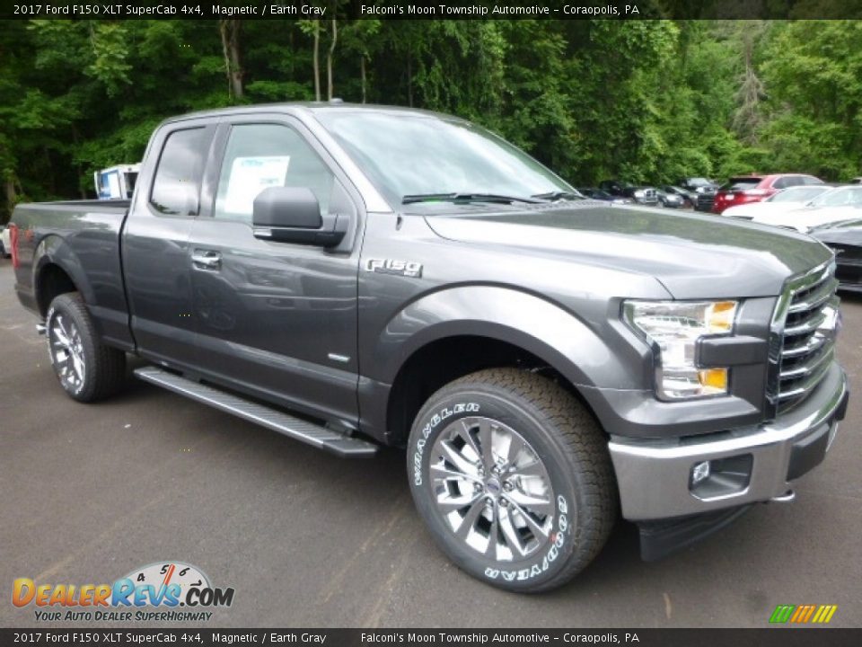 2017 Ford F150 XLT SuperCab 4x4 Magnetic / Earth Gray Photo #5